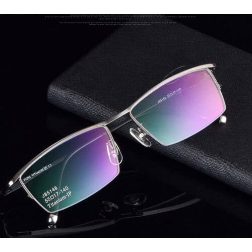 Eyewear Frames Brand titanium glasses frame women men 2018 Retro computer myopia optical glasses oculos de grau lunette de vue