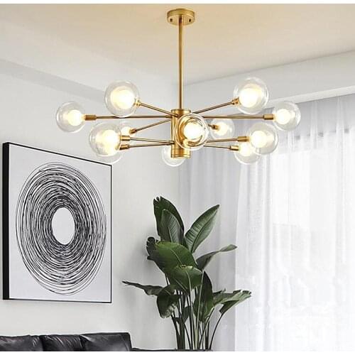 Glass Ball Pendant Light For Dining room Bar restaurant kitchen pendant lights Indoor home Led Shop Light Fixtures