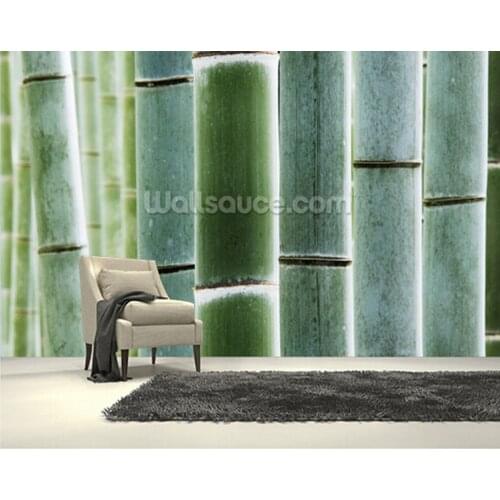 Custom photo wallpaper, bamboo 3D wallpaper mural for living room bedroom restaurant background wall waterproof PVC wallpaper