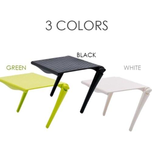 Adjustable Screen Shelf Office Computer Storage Rack Clip Table Desk Accessories FU