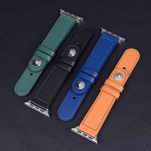 Premium Microfiber Pacifier Nail Leather Strap 38mm 40mm 42mm 44mm For Apple iWatch Series SE/6/5/4/3/2/1 Watch Band Replacement