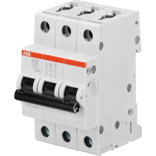 S203-D16 10113753 Circuit Breaker; 3-Pole; D Curve; 16A; 6kA; 480Y/277VAC; Handle; Screw Terminals