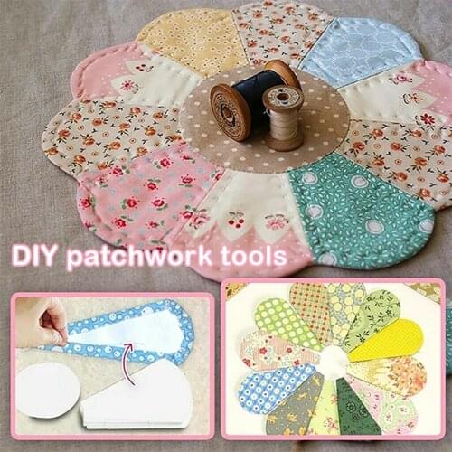New Home DIY Quilting Accessories Sewing Flower Garden Template Piecing Template Tools Handcrafted Decor Accessory Drop Shipping