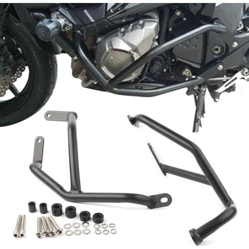 Z800 2018 Motorcycle Engine Crash Bar Bumper Guard Protector For Kawasaki Z 800 2013 2014 2015 2016 2017 18 Steel Black 2PCS