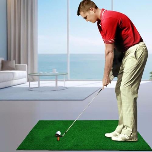 2020 Indoor Golf Mat Training Hitting Pad Practice Rubber Grass Mat Grassroots Green Golf Training Tools Backyard 30x60cm