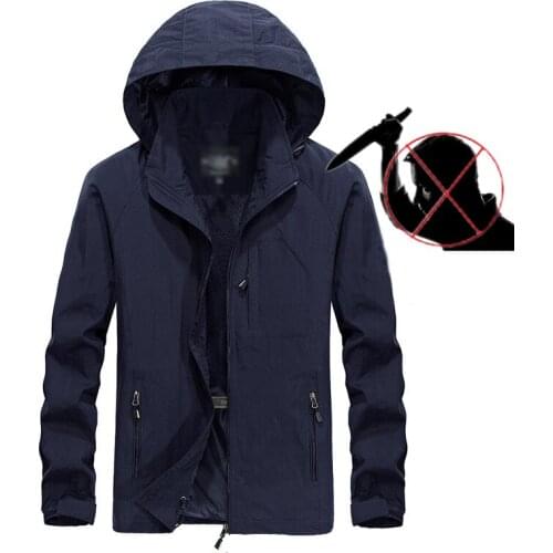 2021Self Defense Tactical Anti Cut Knife Cut Resistant Hooded Jacket Anti Stab Proof long Sleeve Military Safety Jacket Civiluse