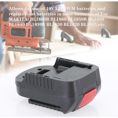 MT20BSL Battery Adapter Converter Reliable Wide Compatibility 18V Power Tool Converter Adapter for Bosch 18V Li-ion Power Tool