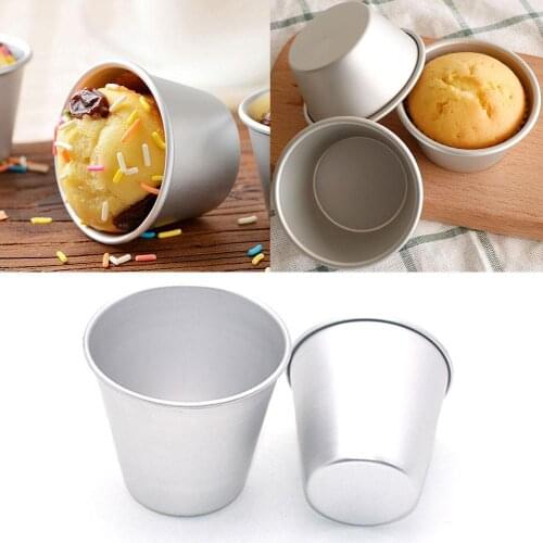 5 Size Nonstick Mini Anodized Individual Tumblers Popovers Molten Pudding Pans Chocolate Bake For Dessert Molds DIY Cooking P7N2