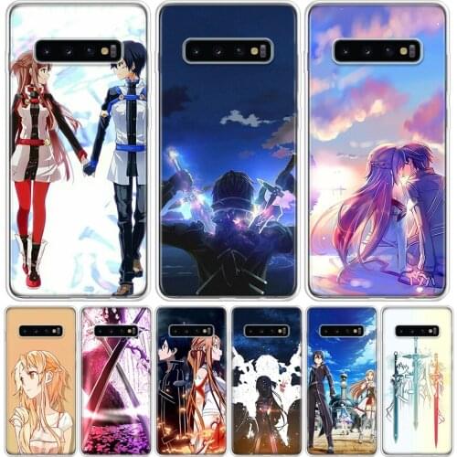 Sword Art Online kirito Cover Phone Case For Samsung Galaxy S10 S20 Ultra Note 10 9 8 S9 S8 J4 J6 J8 + Lite Plus Pro S7 Coque