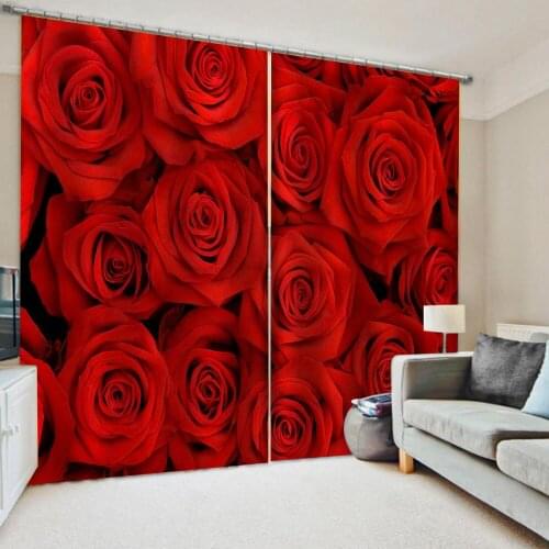 3D Big Rose Tapestry Printed Decorative Florals Bedspread Dorm Cover Beach Towel Home Room 3d curtains