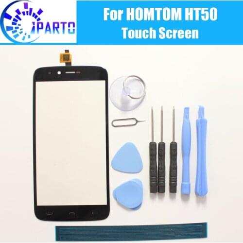 HOMTOM HT50 Touch Screen Glass 100% Guarantee Original Digitizer Glass Panel Touch Replacement For HOMTOM HT50