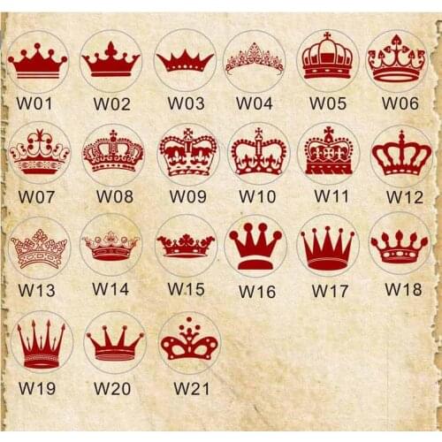 Customize Personalized custom crown birthday wedding love christmas new year gifts wax seal Antique Letter Envelope Brass Stamp