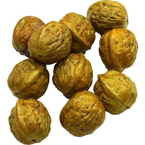 24pcs Artificial Fake Plastic Fruits Walnut Scrapbooking Flowers For DIY Wedding Simulation Tree Decoration