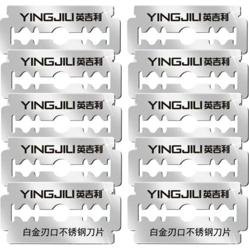 Platinum Level Double Edge Blade Safety Razor blades US Razor Blade Refill, 10PCs(yingjili RD214)