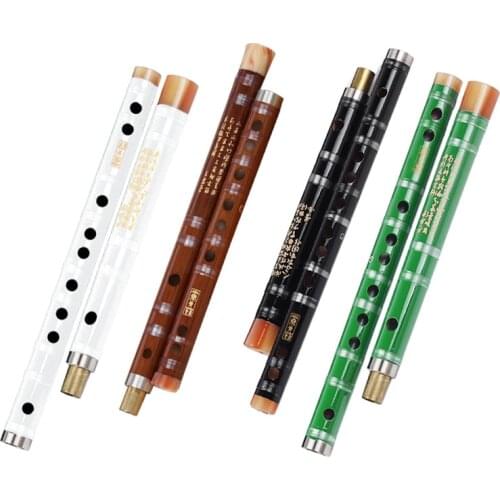 High Quality Chinese Bamboo dizi Flute Traditional Musical Instruments for beginner/professional C D E F G Key Transverse Flauta