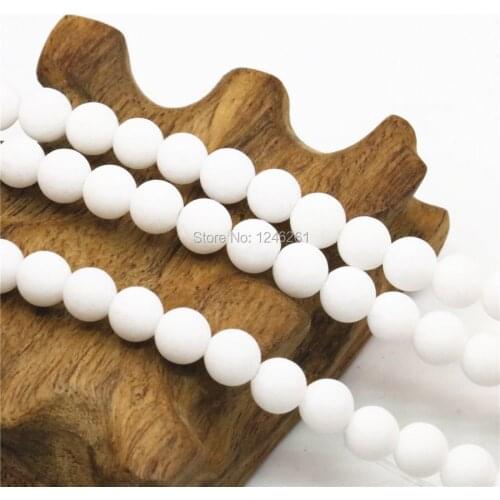 New 4mm 6mm 10mm 12mm Accessories Natural Tridacna Loose Beads Lucky Natural Stone Round Diy Crafts Jewelry Making Gifts 15inch