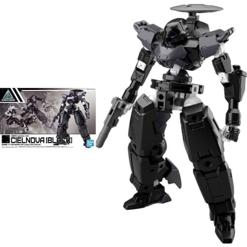 Bandai Gundam Model Kit Anime Figure 30MM BEXM-14T Cielnova Black Genuine Gunpla Action Toy Figure Peripheral Children Toys