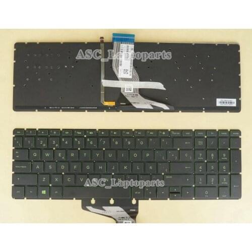 New Spanish Teclado Keyboard for HP 15-cb001la 15-cb002la 15-cb003la 15-cb007ns 15-cb008ns 15-cb009ns Green BACKLIT , no Frame