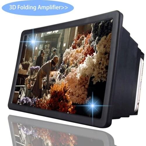 NEW Mobile Phone Screen Magnifier Video Expander 3D Screen Amplifier Stand Holder For Movie Display Magnifying Screen For Phone