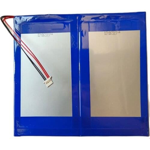 New Battery for CHUWI Hi10 Pro Tablet PC Li-Polymer Polymer Rechargeable Accumulator Pack Replacement 3.7V 10000mAh 4 Lines Plug