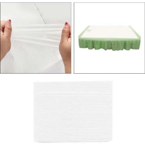 80 Pieces Disposable Bed Sheet Covers for Massage Tattoo Body Treatments Massage Table Covers for Tattoo Bed Pad Protection