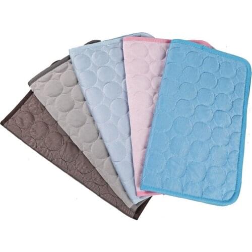 Pet Dog Mat Cooling Summer Pad Mat For Dogs Cat Blanket Sofa Breathable Dog Bed Summer Washable For Small Medium Large Dogs Car