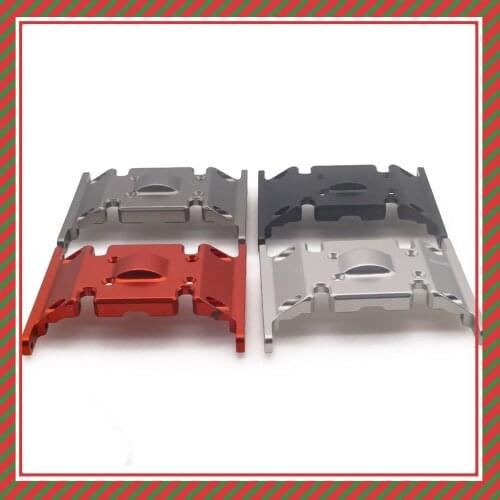 Alloy center gear box skid plate for rc hobby model car 1:10 HPI Venture FJ Cruiser crawler upgraded parts