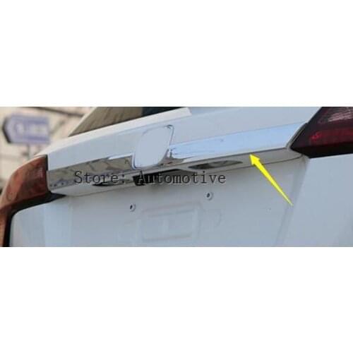 Fit For Honda HR-V VEZEL 2015 2016 2017 Chrome Rear Trunk Cover Trim Tail Gate Cargo Door Handle Garnish Molding Styling
