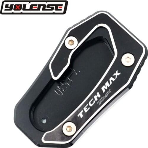 For YAMAHA Tmax Tech Max T-MAX TMAX 560 TMAX560 2019 2020 Motorcycle CNC Kickstand Sidestand Stand Extension Enlarger Pad