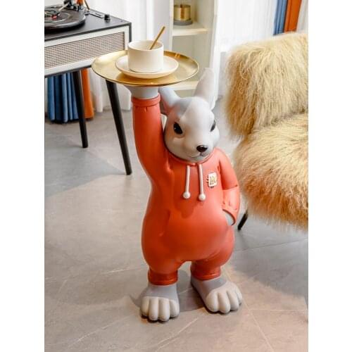 Internet Celebrity Light Luxury Rabbit Floor Ornaments