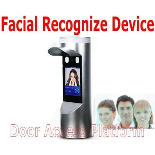 7"inch High pixels Face Machine Facial Recognized Tripod Turnstile,Speed Gate+Living Test automatic access control+Time Clock