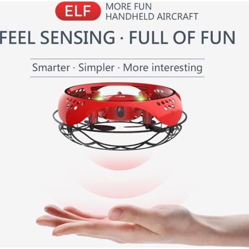 Unique Mini Drone Flying UFO Indoor Induction Hover Pocket Drone Remote Control Helicopter Dron Toys for Boys RC Quadcopter