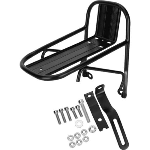 Universal Bike Carrier Front Rack Durable Cargo Rack Luggage Shelf Storage Bracket 15KG Capacity Bicycle Equipment