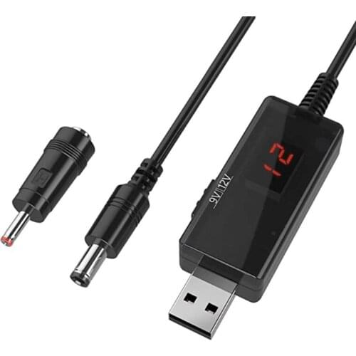 USB Cable DC 5V Boost to 9V 12V Voltage Converter USB Power Boost Line Step Up Boost Chargers USB Power Charge 85DD