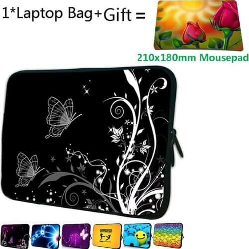 2020 Brand Notebook Bag 14 17 13 Funda Waterproof Neoprene 12 15 11.6 Laptop Chromebook Carry Cover 10.1 7 Tablet Case+Mousepad