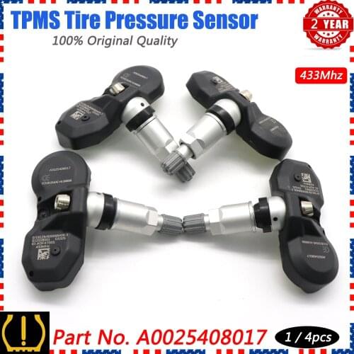 Xuan TPMS Tire Pressure Sensor A0025408017 for Mercedes-Benz C250 E350 GLK350 ML-Class W164 CLS C219 GL-Class X164 W221 433mhz