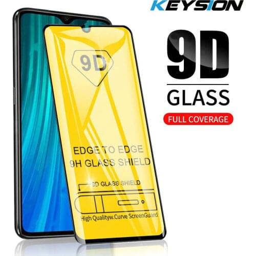KEYSION 9D Screen Protector Film for Redmi Note 8 8 Pro Full Cover Protective Tempered Glass for Xiaomi Redmi Note 8 Pro Note 8