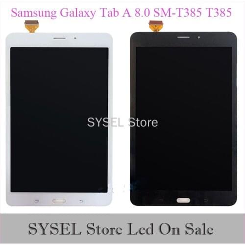 LCD Screen Assembly For Samsung Galaxy Tab A 8.0 SM-T385 T385 Touch Screen LCD Display assembly Replacement