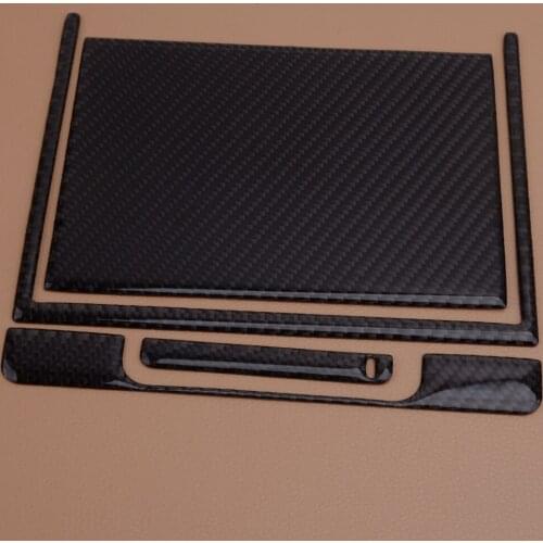 1Set Carbon Fiber Center Console Storage Box Cover Panel Decoration Trim Fit for Toyota Camry 2018 2019 2020