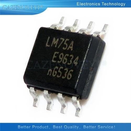 10pcs/lot LM75AD LM75 LM75A SOP-8 In Stock