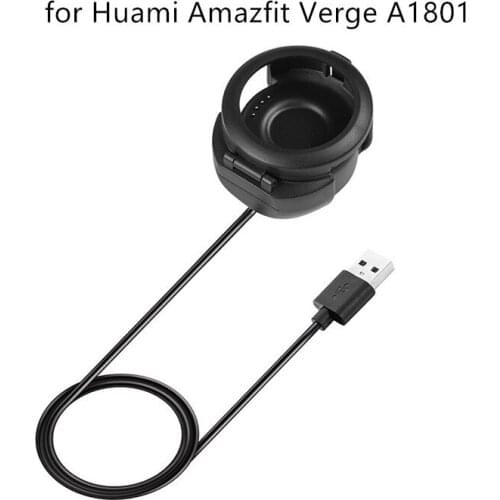 100pcs Wholesale Fast Charging Power Source Charger Adapter 1m USB Cable Wire for Xiaomi Huami Amazfit Verge A1801 smart watches