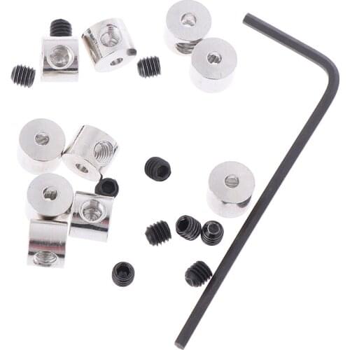 12pcs Vest Brass Pin Keepers Locking Pin Backs Savers Holder Allen Wrench 7mm Length Dropshipping