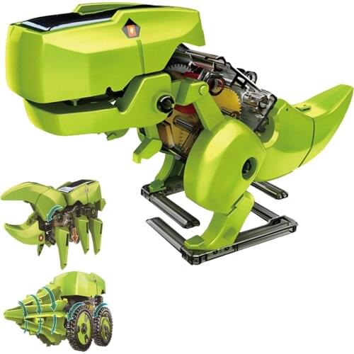 3 in 1 Solar Robot DIY Children Intelligence Solar Toy Solar Handmade Toy Set STEM Science Toy Drilling Machine Assembly Model