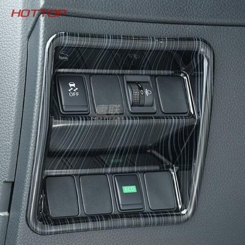 ABS Chrome Front Headlight Light Switch Button Trim Frame Lamp Panel For Nissan Qashqai 2016 2017 Interior Accessorie