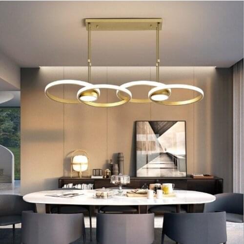 Free shipping special chandelier led simple modern home restaurant dining table bar table lamp Nordic pendant lights