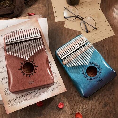 Cega kalimba 17 key high quality Mahogany wood music instrument thumb piano upgrade handguard musical 30 key machine Africa