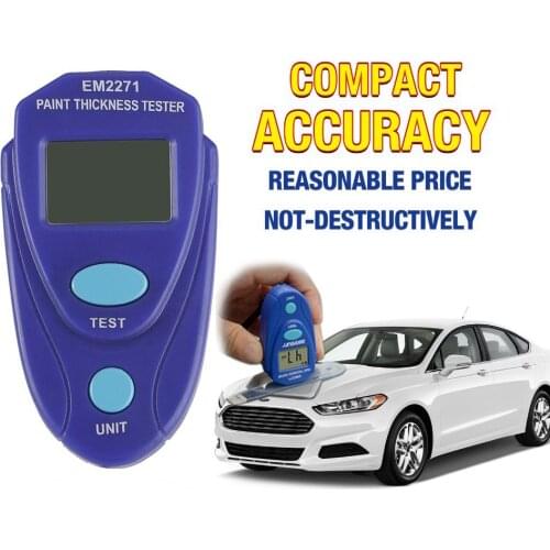 Digital Painting Thickness Gauge Painting LCD Display Car Paint Varnish Measuring Device Coatings Meter