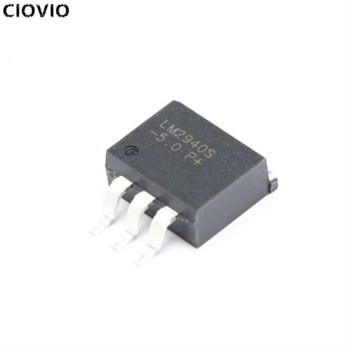 CIOVIO 10PCS TO-263 LM2940SX-5.0/NOPB new LM2940SX-5.0 LM2940-5.0 LM2940SX TO263-3 LM2940