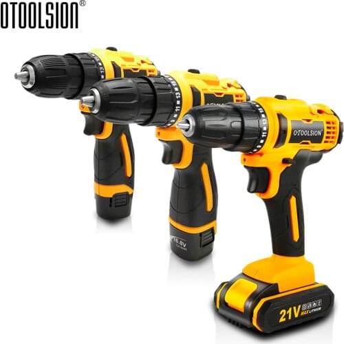 12V 16.8V 21V Cordless Drill Driver Household Multi-function Power Tools 1.5Ah Lithium Battery Electric Screwdriver For Home Use