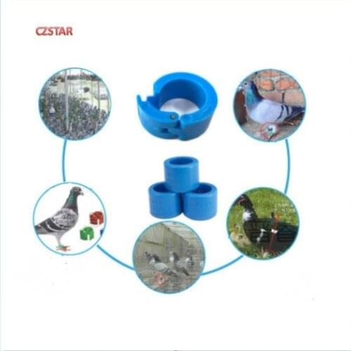 Iso18000-6c gen2 uhf pigeon ring plastic Bird leg ring tag Animal rfid ring tag for tracking chicken rings pigeon bird